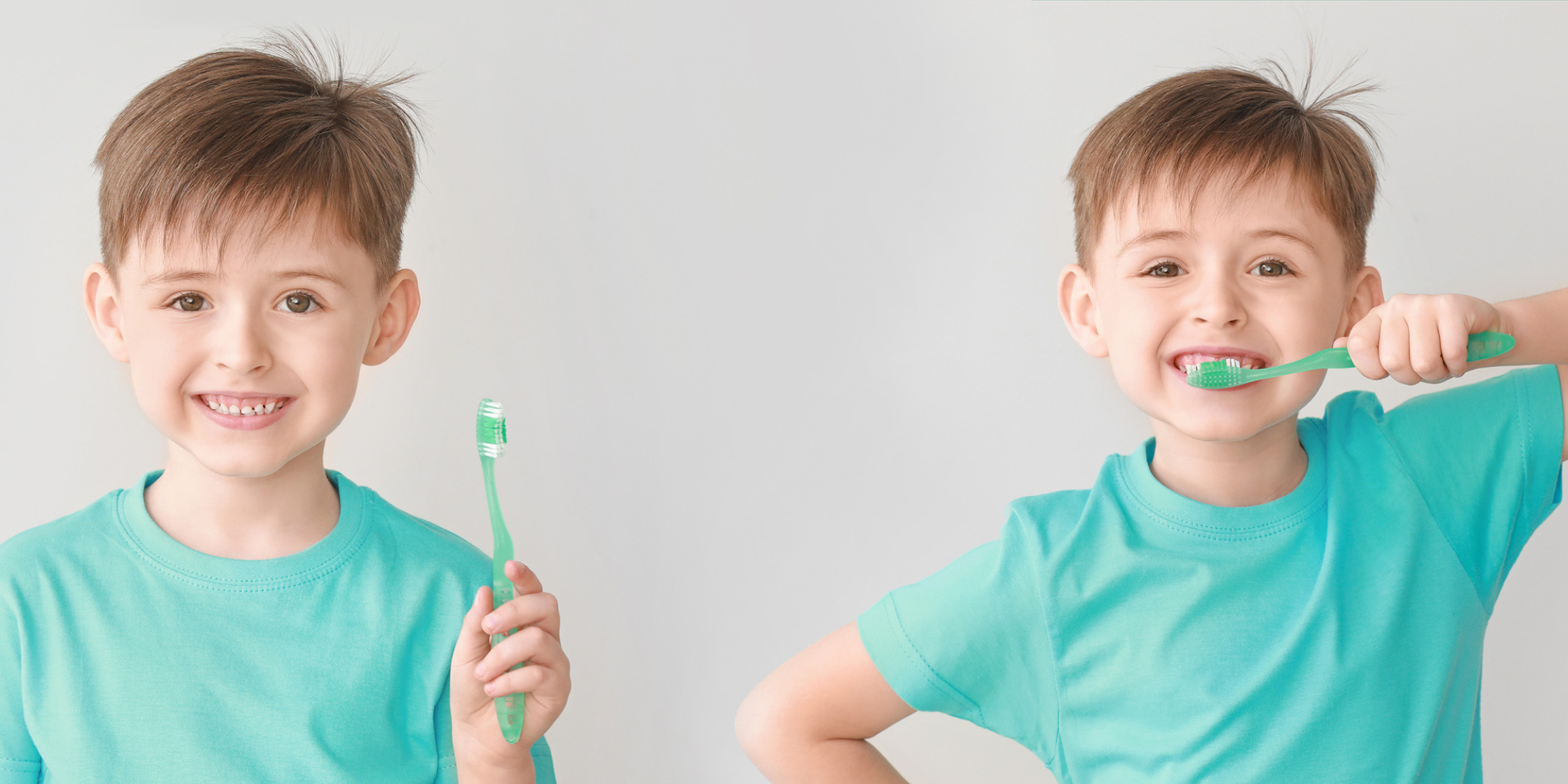 Teaching children dental brushing and hygiene habits